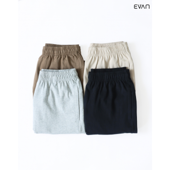Casual Elastic Waist Shorts