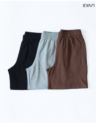 Relaxed Fit Cotton Shorts