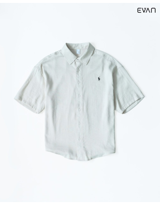 Classic Linen Short-Sleeve Shirt