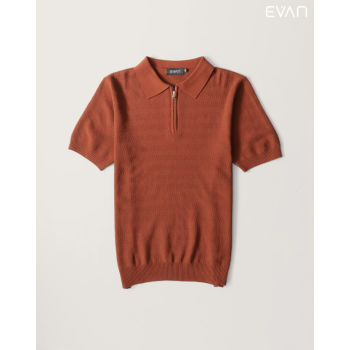 Modern Zip-Up Polo T-Shirt
