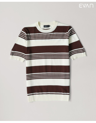 Striped Crew Neck T-Shirt 