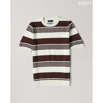 Striped Crew Neck T-Shirt 
