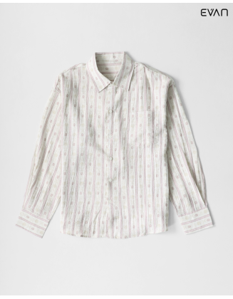 Patterned Long-Sleeve Shirt