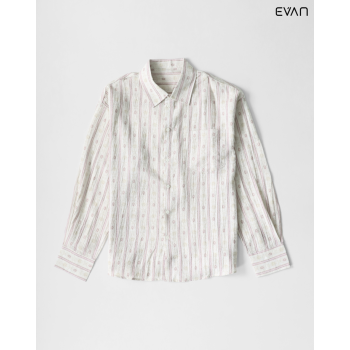 Patterned Long-Sleeve Shirt
