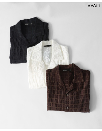 Textured Short Sleeve Shirt