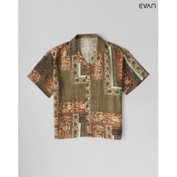 Boho-Inspired Printed Resort Shirt
