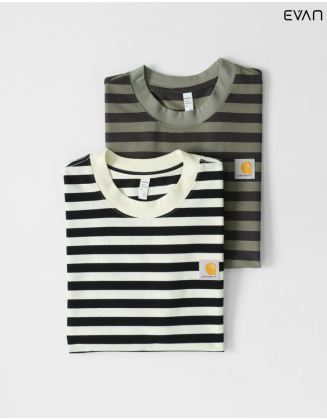 Striped Casual Crew Neck T-Shirt