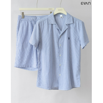 Men's Striped Co-ord Set