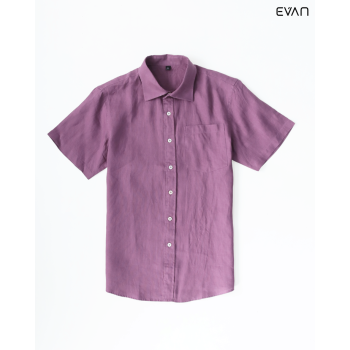 Casual Linen Short Sleeve Shirt