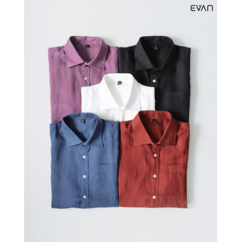 Casual Linen Short Sleeve Shirt