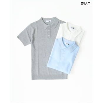 Modern Knit Polo for Refined Comfort
