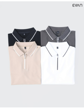 Classic Zip Polo T-shirt