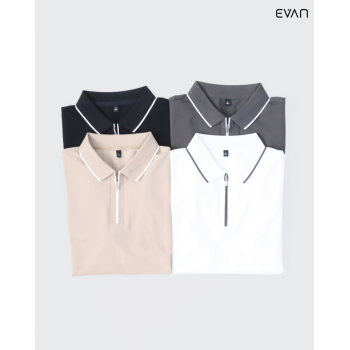 Classic Zip Polo T-shirt