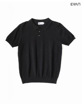 Textured Knit Polo