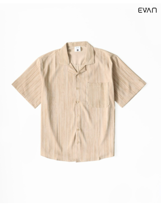 Casual Resort Shirt with Textured Finish