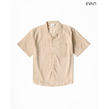 Casual Resort Shirt with Textured Finish
